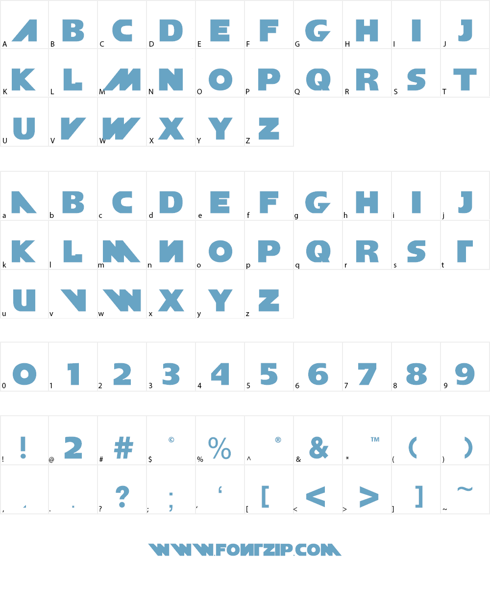 aWavakii Font Character